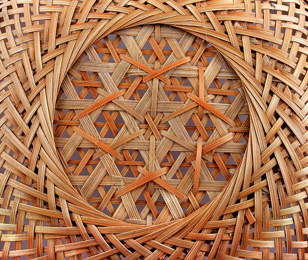 istock Thai handicraft of bamboo weave 481009020