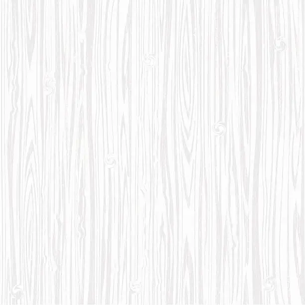 Vector illustration of Vector background of white wooden texture