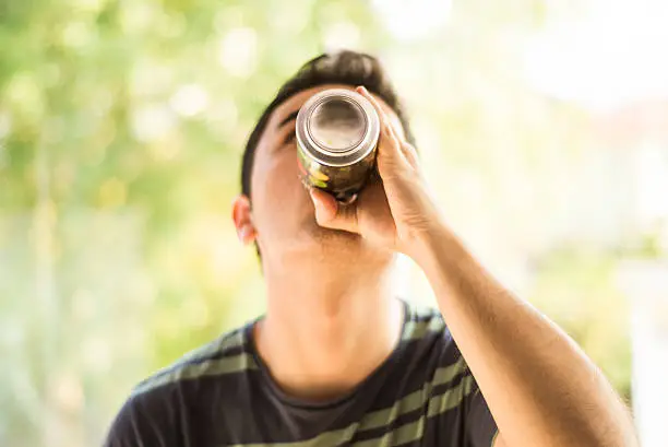 Photo of Drinking a can