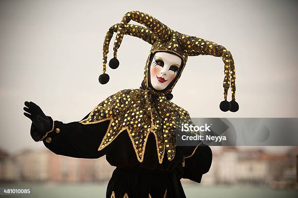 Photo libre de droit de Carnaval De Venise 2014 banque d'images et plus d'images libres de droit de Bouffon - Bouffon, Italie, 2014