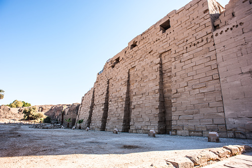 Part of the Karnak temple (Ancient Thebes with its Necropolis), the main place of worship of the eighteenth dynasty Theban Triad with the god Amun as its head.