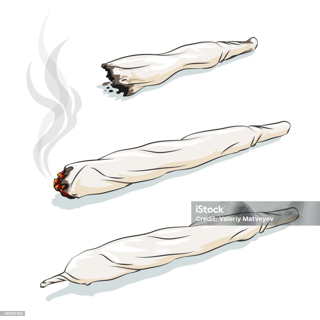 Splifs Vector Vector Joint Or Spliff Stock Illustration - Download Image Now - 2015 ...
