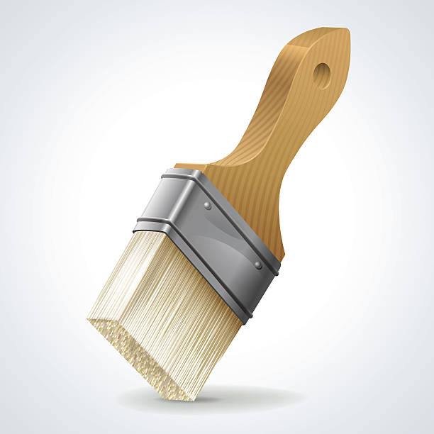 Paint brush icon vector art illustration
