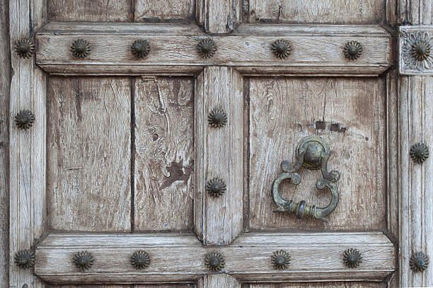 istock The old wood door 481017609