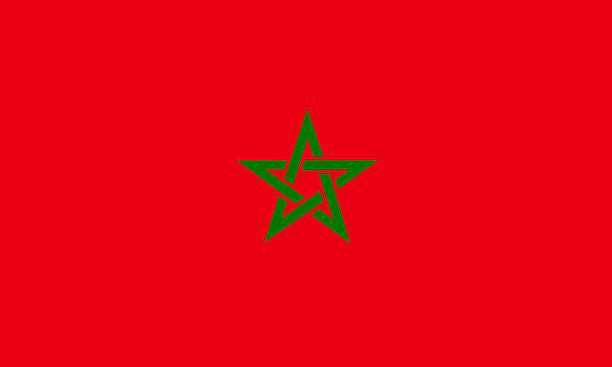 モロッコの旗 - moroccan flags ストックフォトと画像