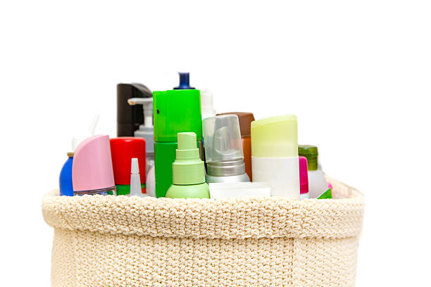 istock make up bag with cosmetics and brushes isolated on white 481023252