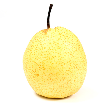 Asian pear isolated on white background