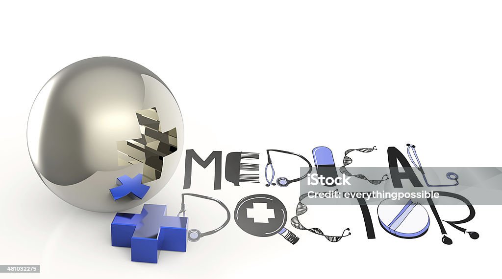 design de texto de Medicina - Royalty-free Abstrato Foto de stock