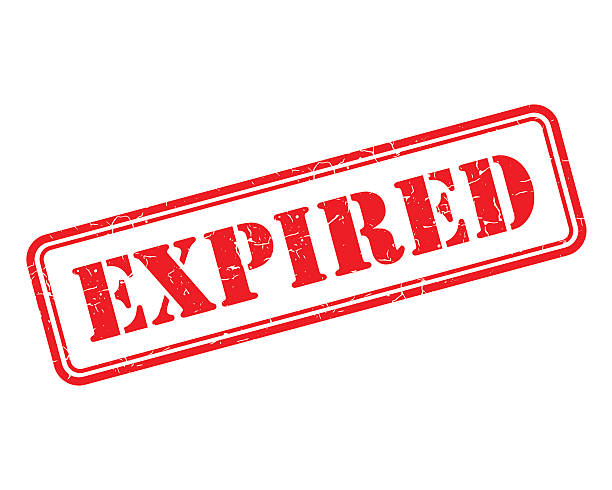 Expired grunge retro isolated stamp