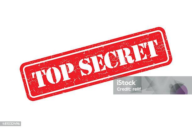 Top Secret Grunge Retro Isolated Stamp Stock Illustration - Download Image Now - Top Secret, Confidential, Postage Stamp