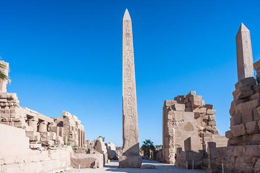 Obelisk of the Karnak temple, Luxor, Egypt (Ancient Thebes with its Necropolis).