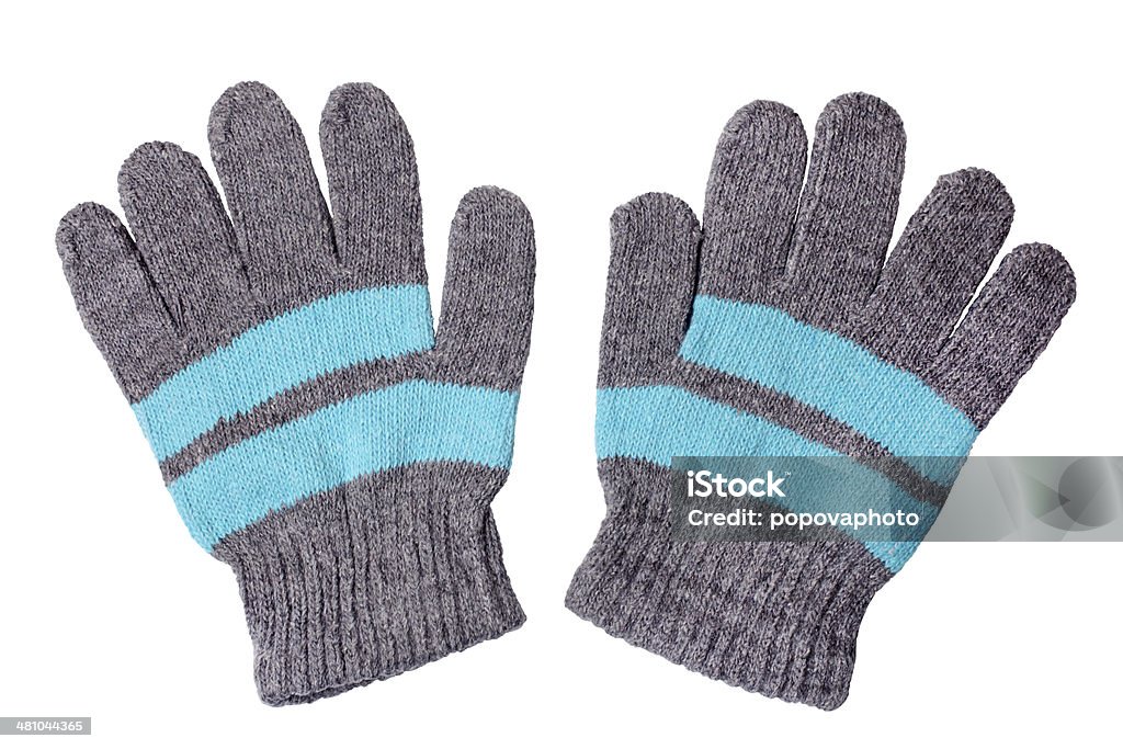 Cálida woolen Guantes tejidos - Foto de stock de Guante libre de derechos