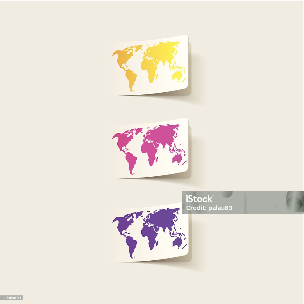 Realistic Vector Map Realistic Design Element Map Stock Illustration - Download Image Now ...