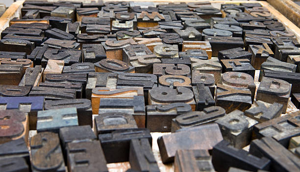 istock Font of old wooden letters 481047666