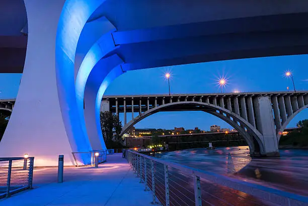 Photo of 35W and 10th Avenue Bridge over Mississippi River in Minneapolis