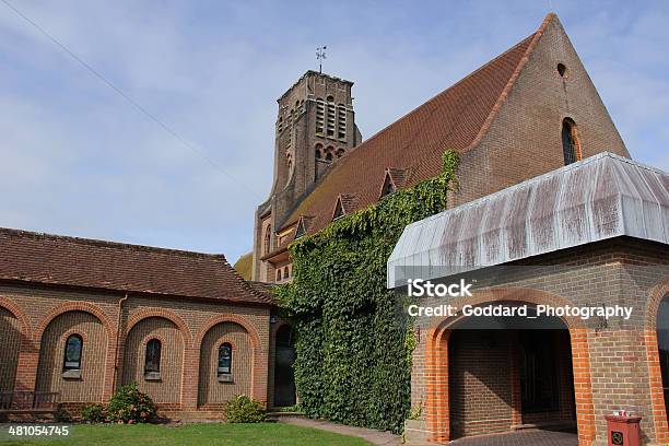 Church At Horsham St Faiths Cemetery Stock Photo - Download Image Now - Crematorium, Cemetery, Church