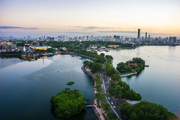 istock Sunset West Lake - Hanoi Cityscape 481055576