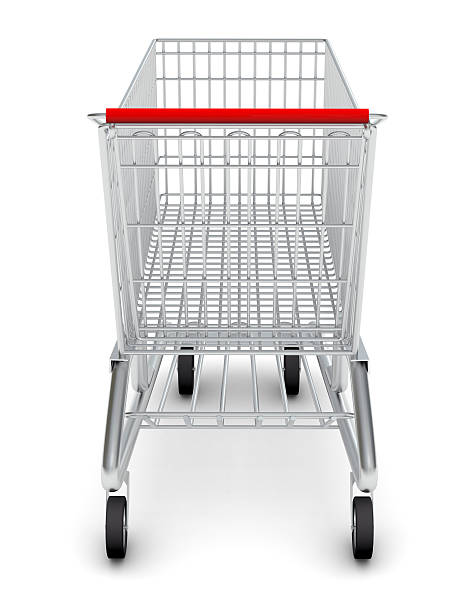 istock Rear view of shopping cart 481056644