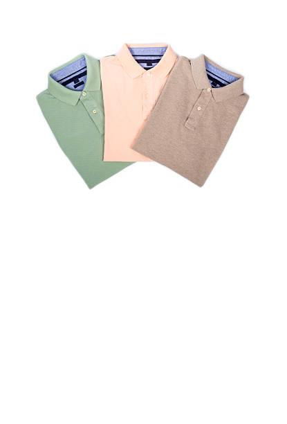 istock Men's Pastel Colored Polo Shirts Isolated on White 481056884