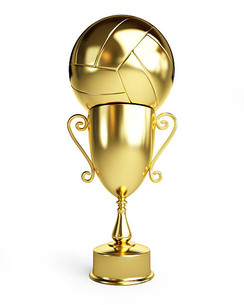 istock Gold Trophy Cup volleyball 481061501