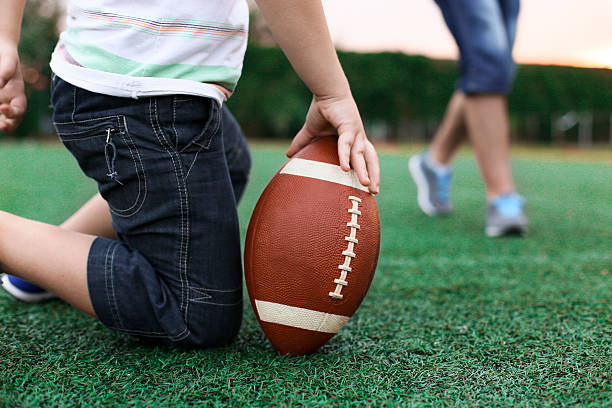 istock Father ready for shot rugby ball 481061570