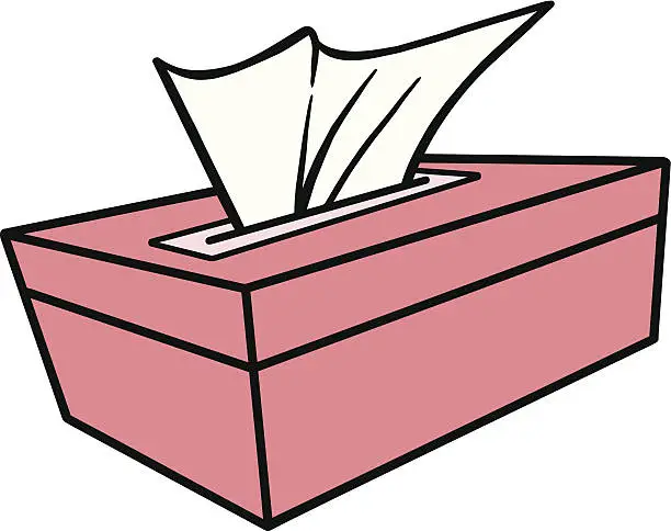 Vector illustration of Tissue Box