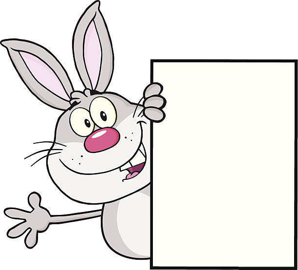 Blank Rabbit Sign 40+ Farm Animals Holding Blank Signs Stock Illustrations, Royalty-Free ...