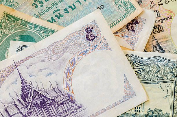 istock Old bank note of Thailand 481069666