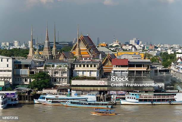 Bangkok Stockfoto und mehr Bilder von Fluss Chao Phraya - Fluss Chao Phraya, Wat Phra Keo-Tempel, Architektur