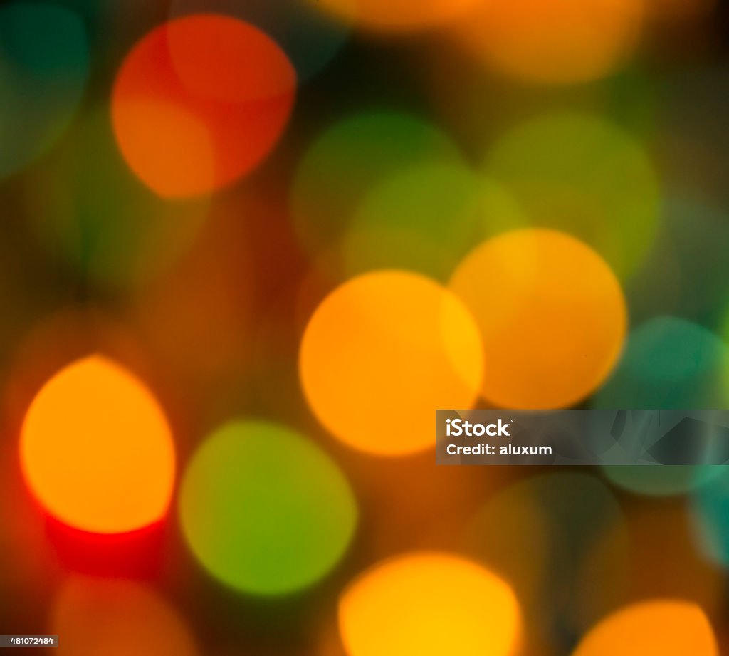 Defocused lights 2015 Stock Photo