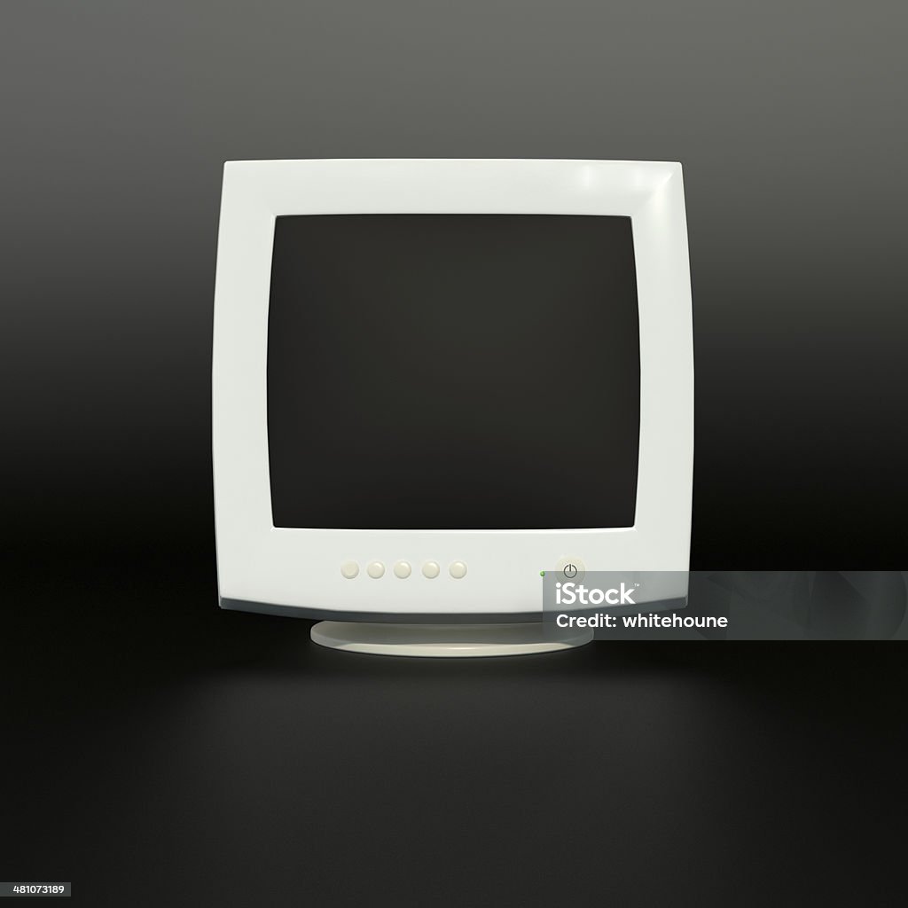 Old Monitor Screen Stock Photo - Download Image Now - Black Color ...