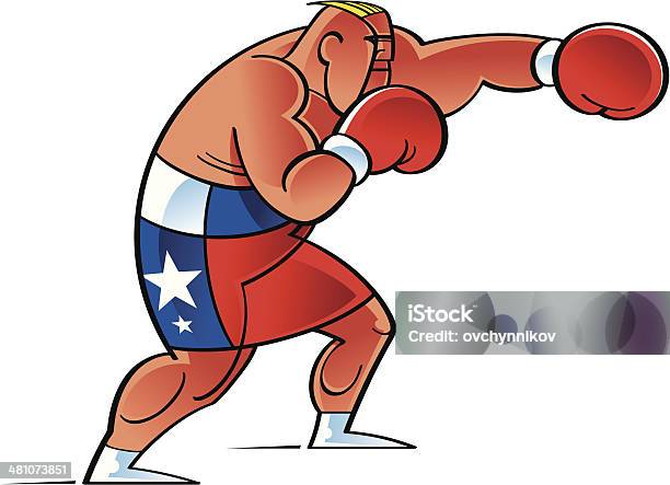 Boxer Stock Illustration - Download Image Now - Boxing Glove, Demolishing, Activity