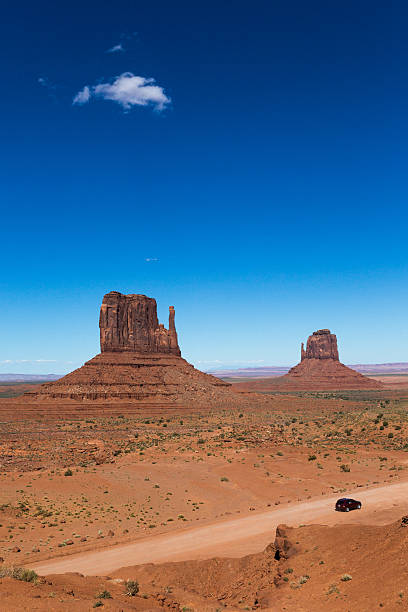 istock Car through Monument Valley road, Arizona 481078792