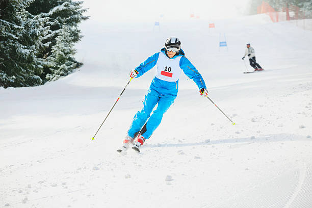 Giant slalom race - Snow Skiing