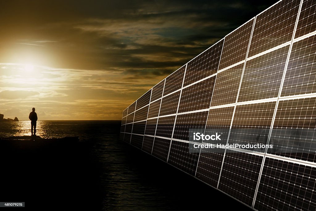 Зеленая энергии - Стоковые фото Тёмный роялти-фри