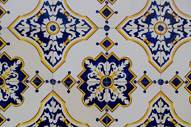 istock Old Fashioned Hand Painted Portuguese tile 481079374