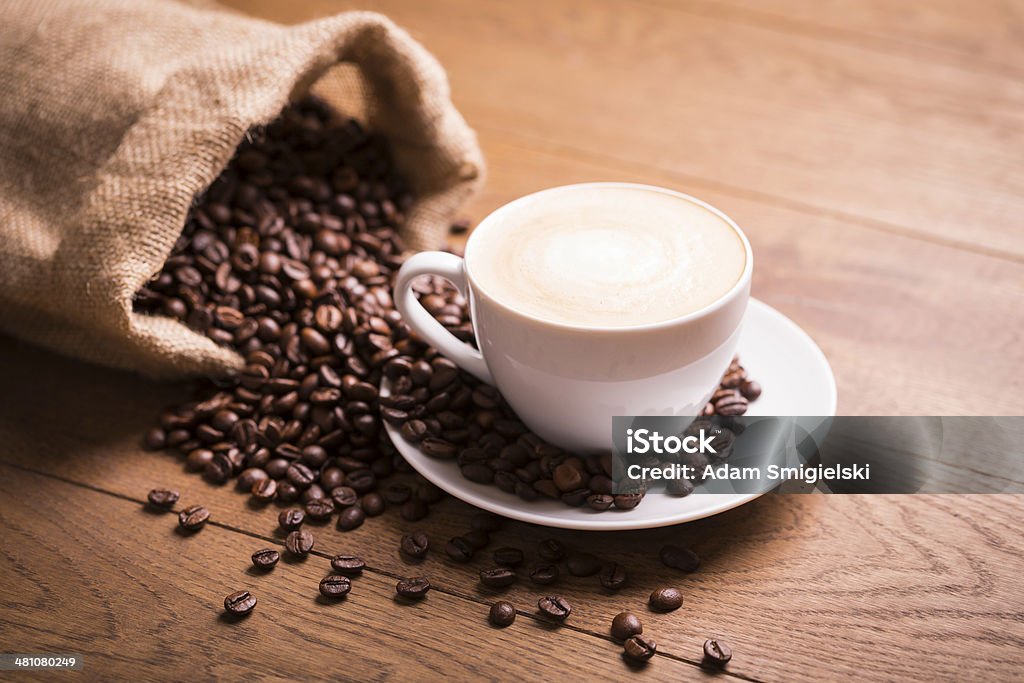 cappuccino - Foto de stock de Amarrotado royalty-free