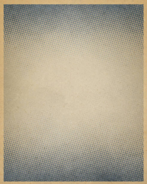 brown antique paper with halftone