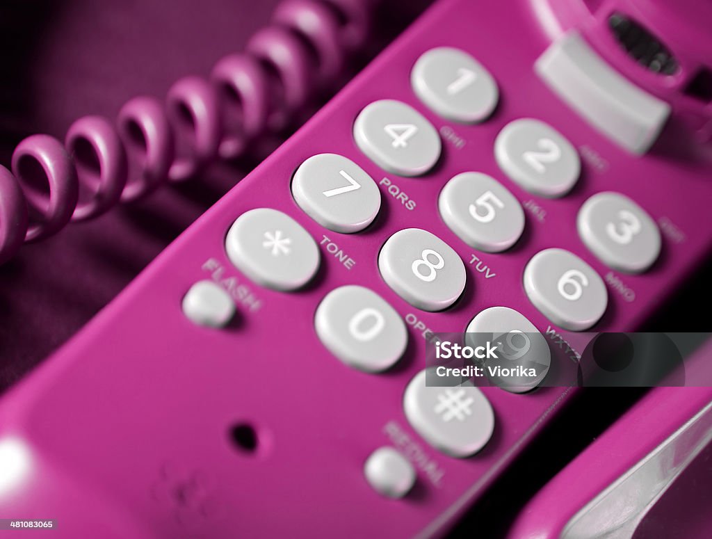 Telefon Tastatur Nahaufnahme - Lizenzfrei Abgehobenes Telefon Stock-Foto