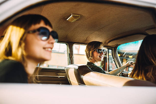 istock Girl Friends Having Fun on Road Trip 481086706