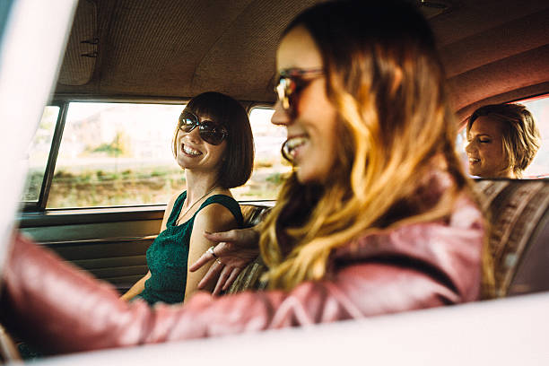 istock Girl Friends Having Fun on Road Trip 481086728