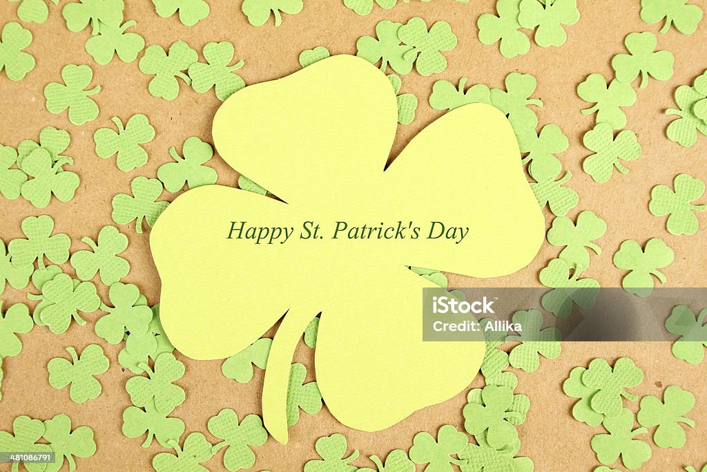 Cartão de saudação do St. Patrick's Day - Foto de stock de Cartão de Felicitação royalty-free