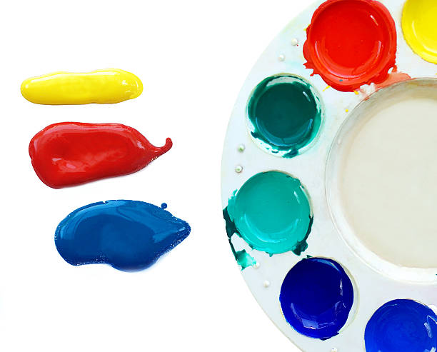istock primary colors blob and palette on white background 481095186