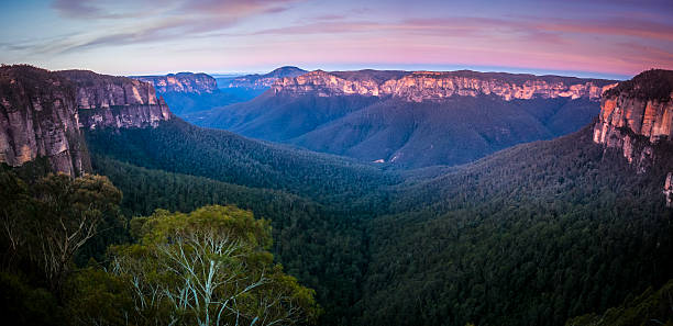 govetts leap lookout tại blue mountain, katoomba - new south wales bức ảnh hình ảnh sẵn có, bức ảnh & hình ảnh trả phí bản quyền một lần