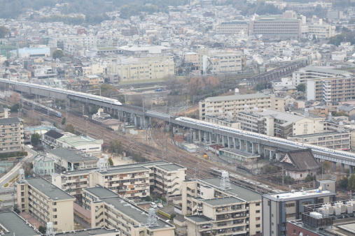 Kyoto Cityscape in Japan.