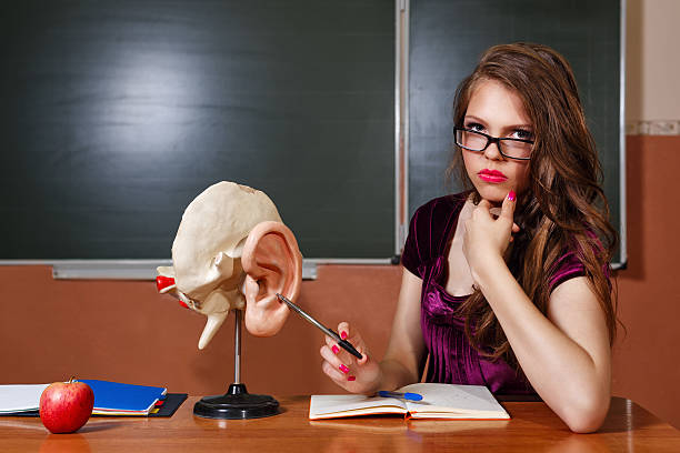 istock Excellent student in the classroom anatomy. 481098374