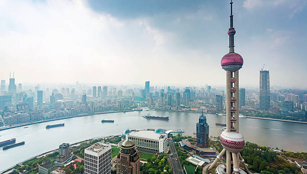 istock Shanghai Skyline, The Bund from Above 481098378
