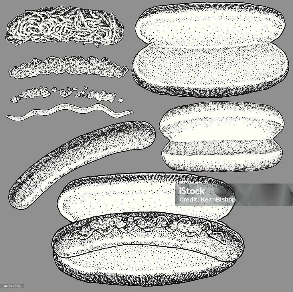 Stwórz własne Hot Dog - Grafika wektorowa royalty-free (Aranżacja)