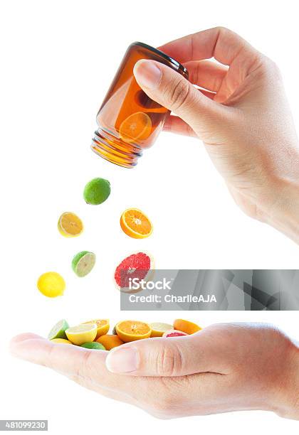 Vitamin C Stock Photo - Download Image Now - Nutritional Supplement, Medicine, Dieting