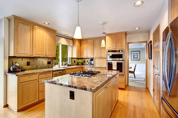 istock State of the art kitchen with hardwood floor. 481099824